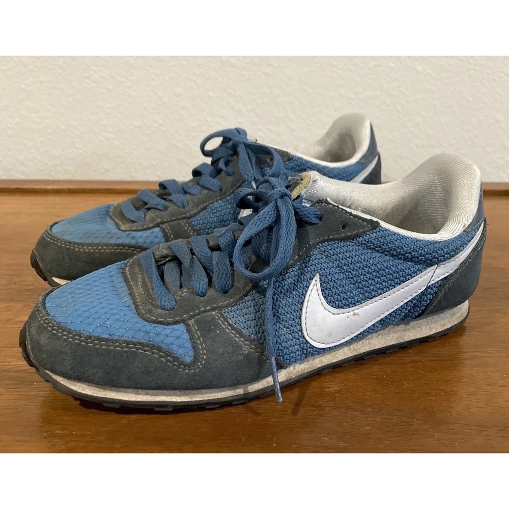 Nike Genicco Suede Shoes Blue Women's 7 Sneakers